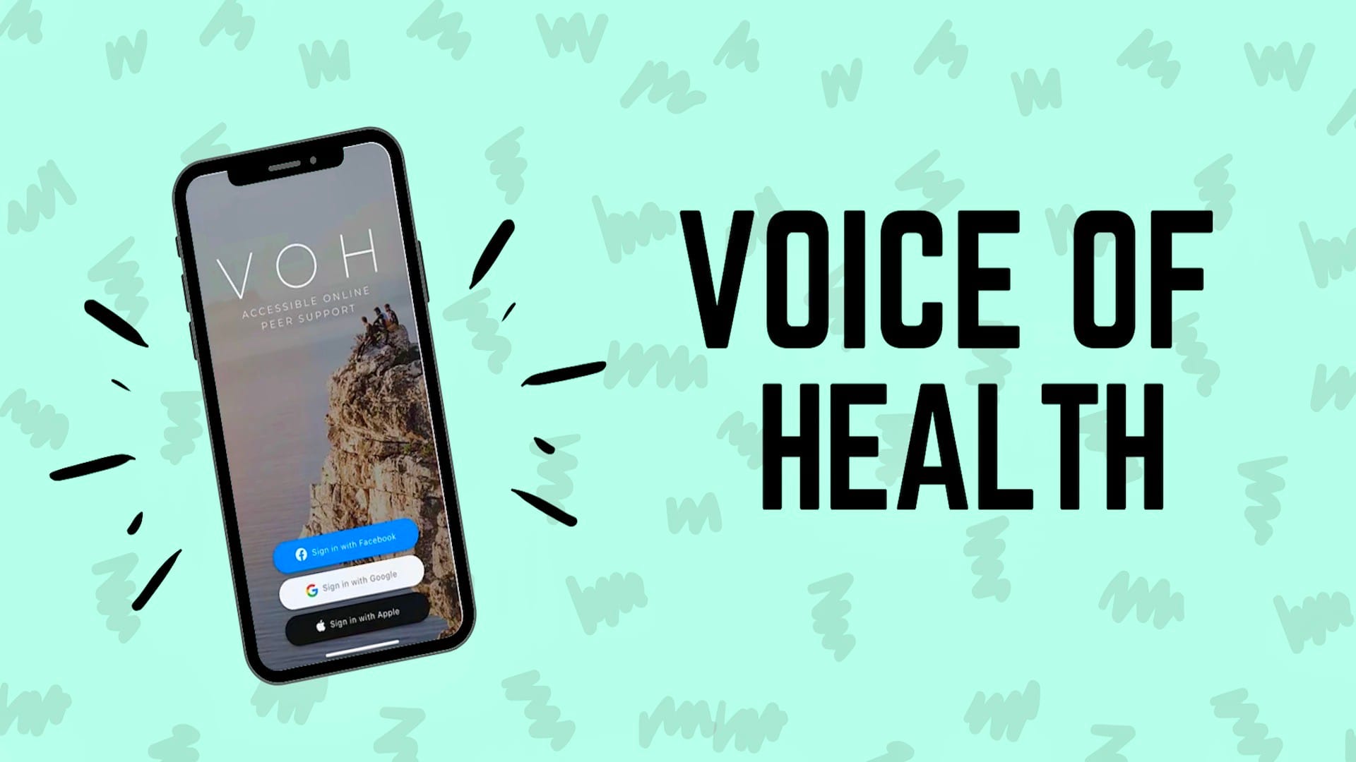 Mental health app providing alternative support