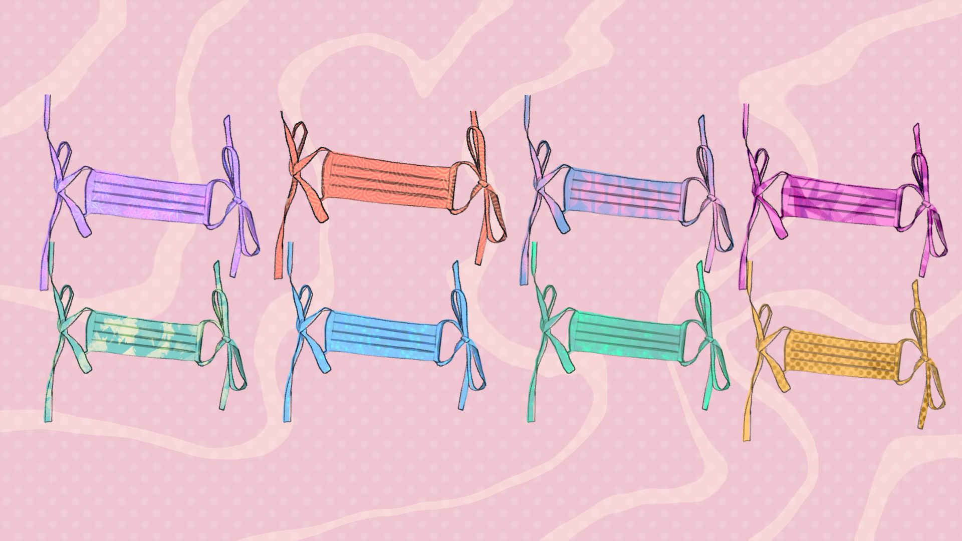 Designers develop fashionable cure-all for mandatory face masks