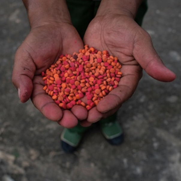 Support for pill-testing from all sides