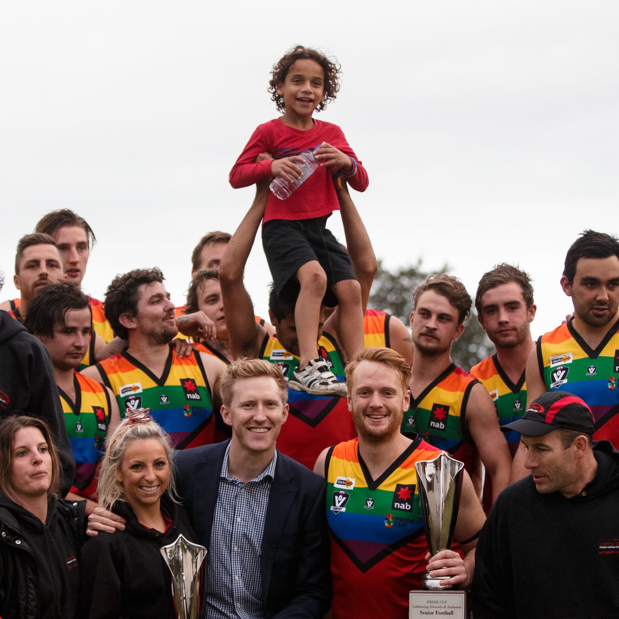 Rainbow colours bring pride to sporting clubs