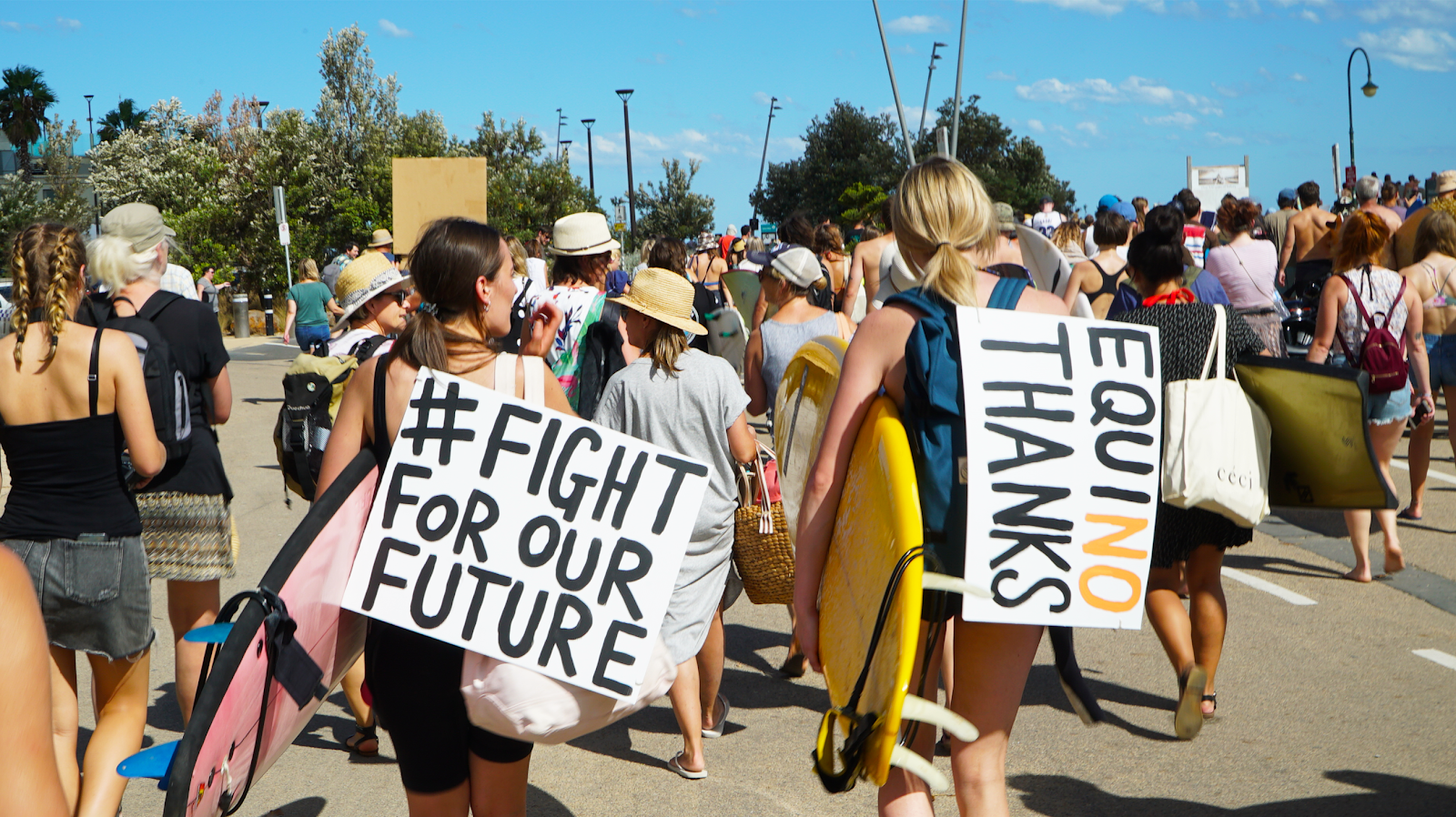 Paddle Out Protest Makes Waves