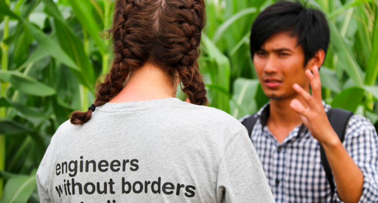 Australian students funded the opportunity to leave their footprints across the world