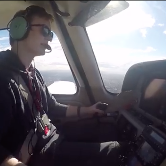 The sky's no limit for Simon