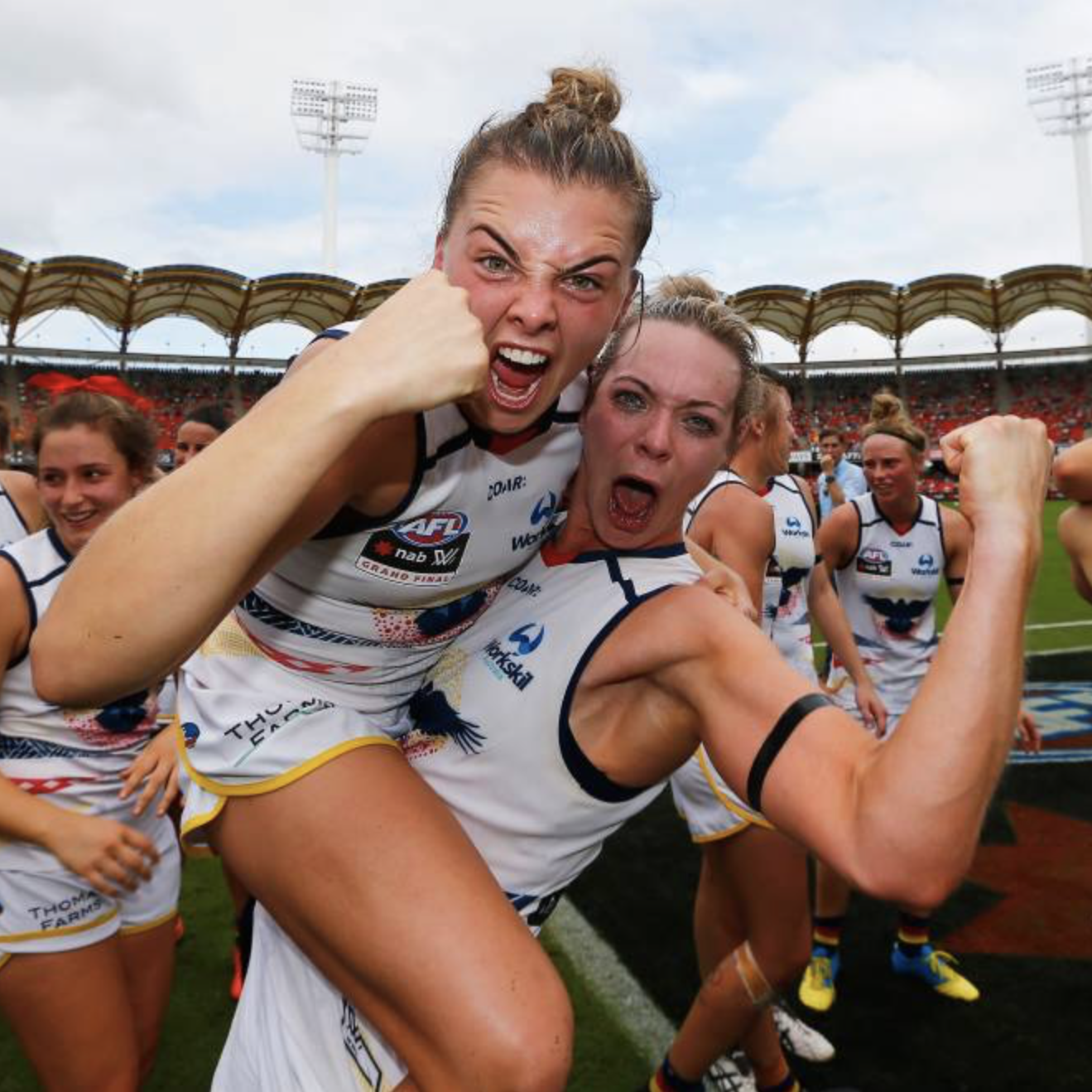 Crows crowned queens of football on women’s greatest stage