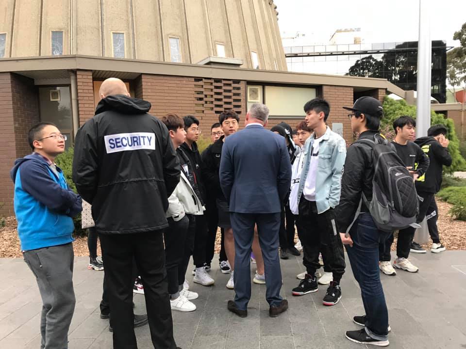 Political unrest: Pro-Hong Kong and Pro-China supporters clash at Clayton campus