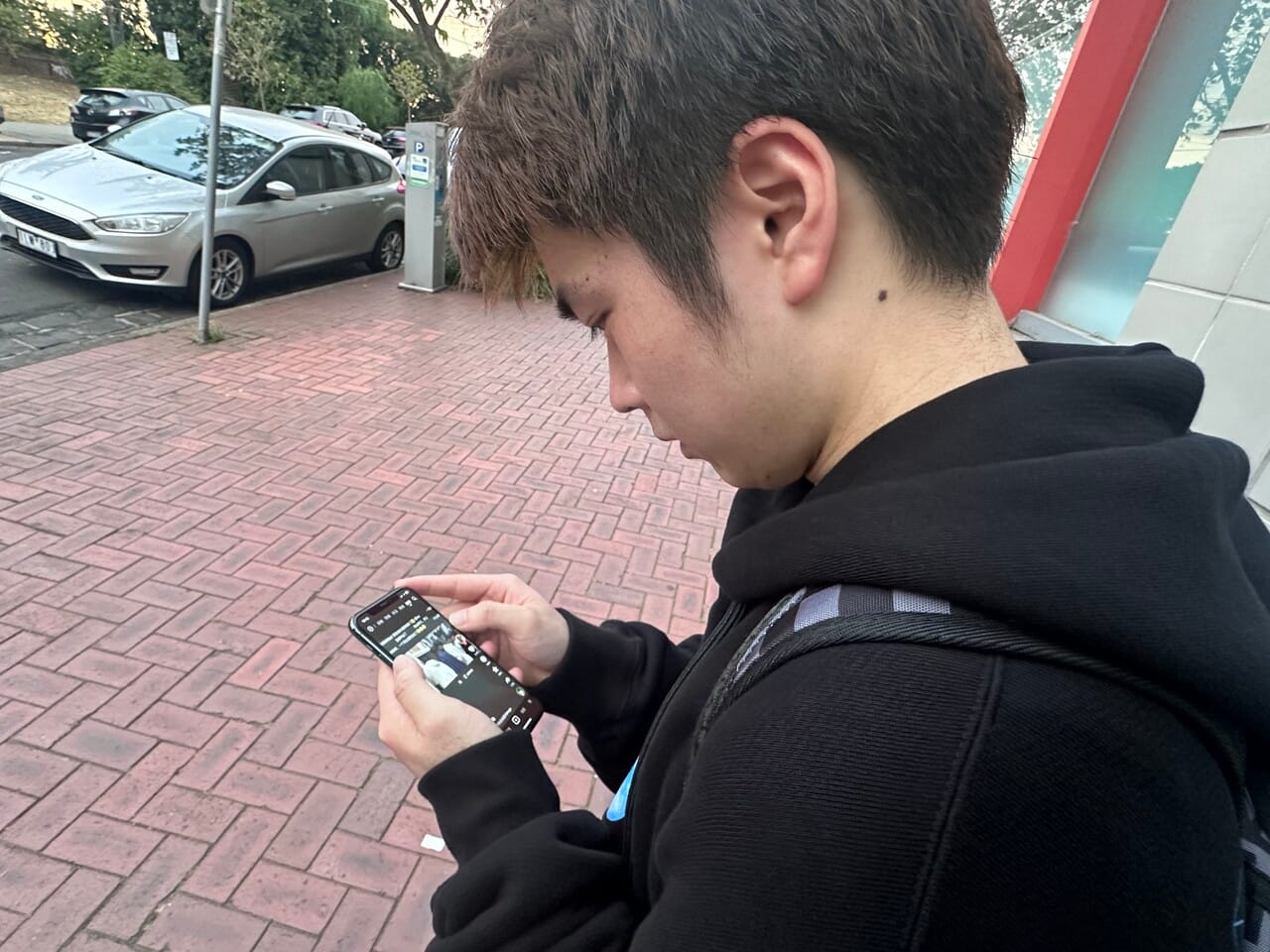 David Gu said TikTok is an indispensable part of his daily life. PHOTO:Zhaohui Wang