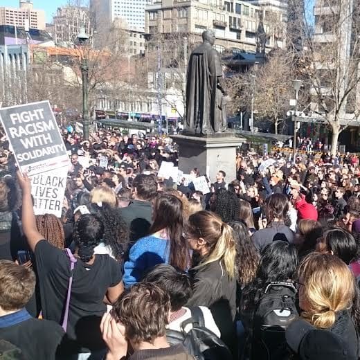 Black Lives Matter movement spreads to Melbourne