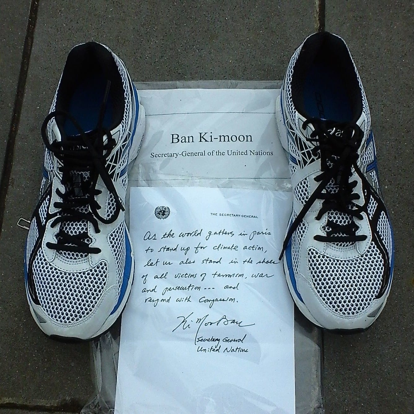 Protest with sole: Climate activists from across the globe vote with their feet