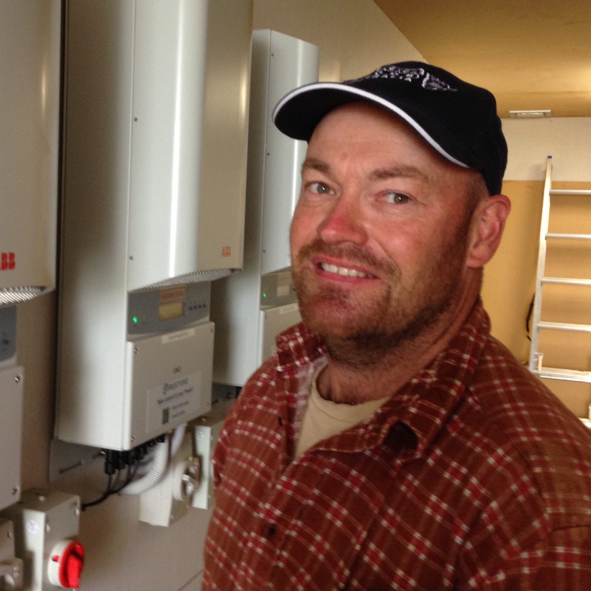 Sun shines brightly on Simon's dairy project