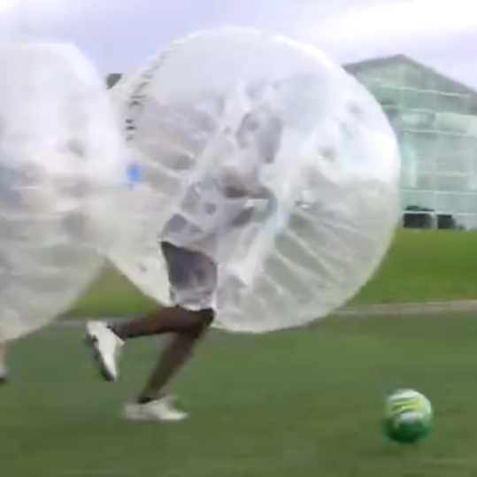 Rolling in the deep: the joys of bubble soccer