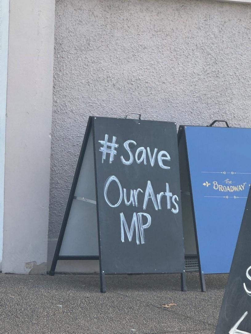 Peninsula protest after council slashes arts funding