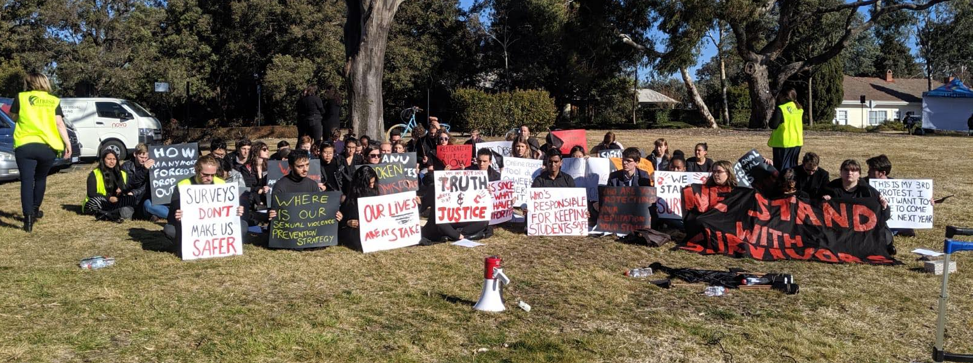 Student anger: Uni announcement clashes with sexual assault protest