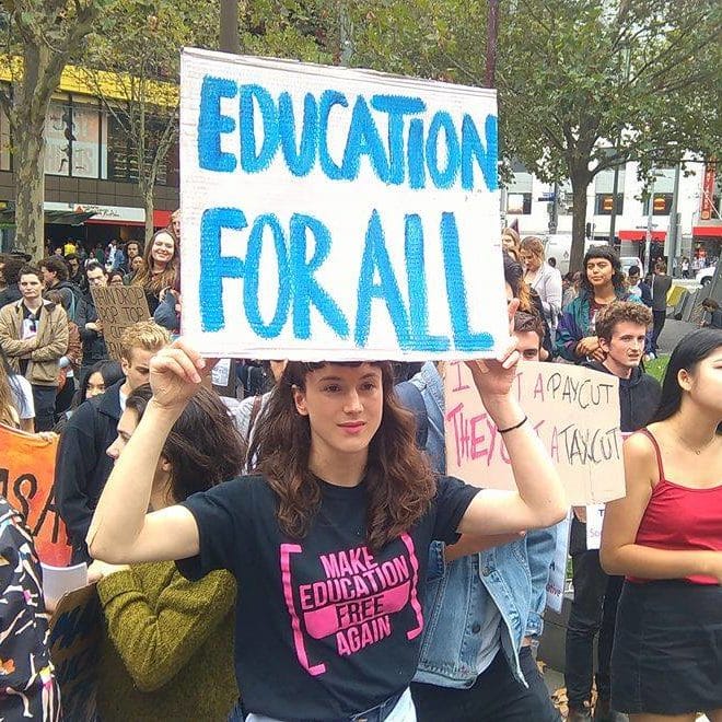 Not just for the rich: Students fight for free education