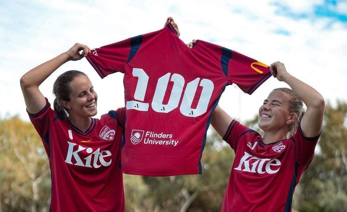 Condon celebrates 100th game for Adelaide United