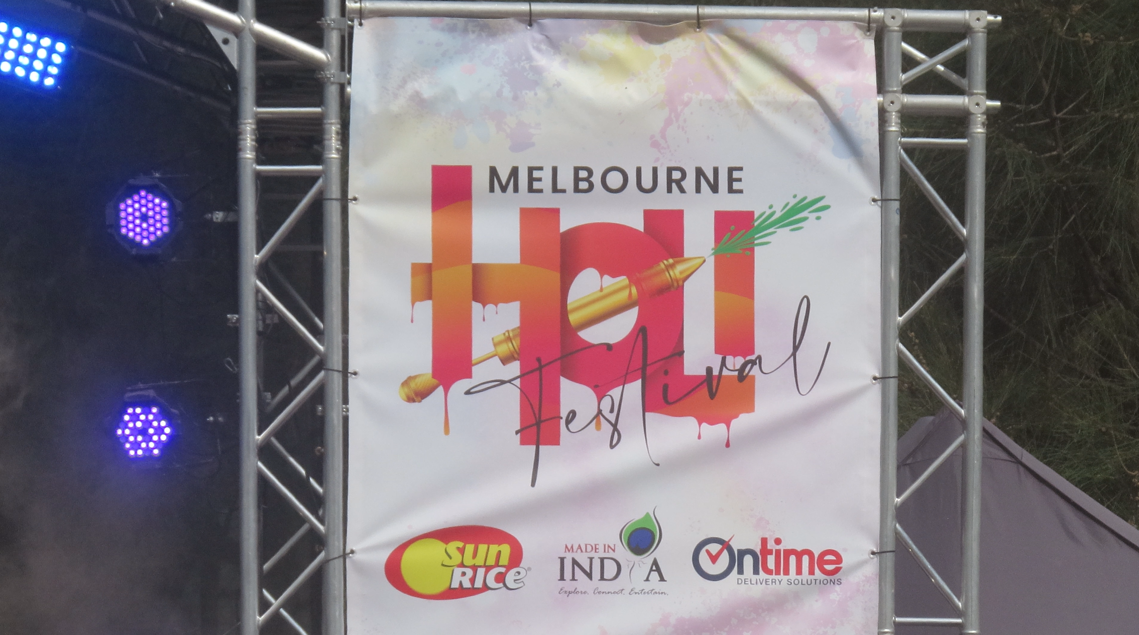 Kaleidoscope of colour at Holi Festival