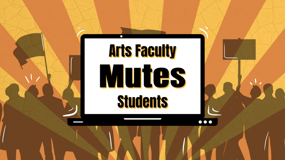 Student muted, removed from Monash Faculty of Arts Q&A post image