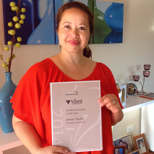 Monash journalism student wins prestigious award post image