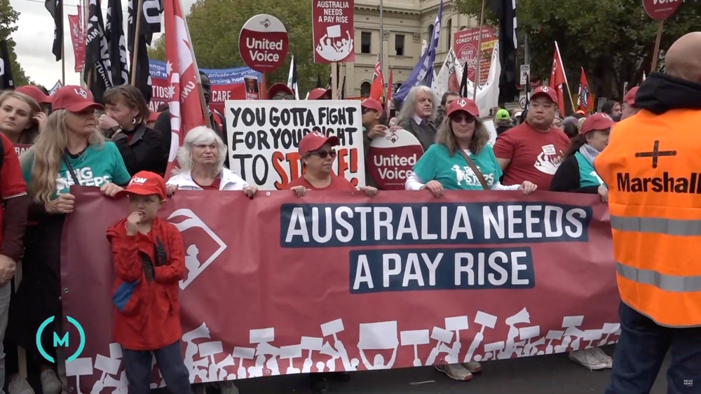 Thousands rally for workers' rights post image