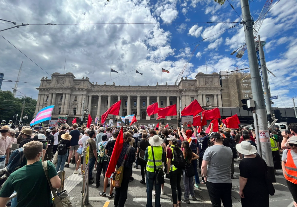 "No sense of protection": Victoria Police accused of discrimination at anti-trans rally post image