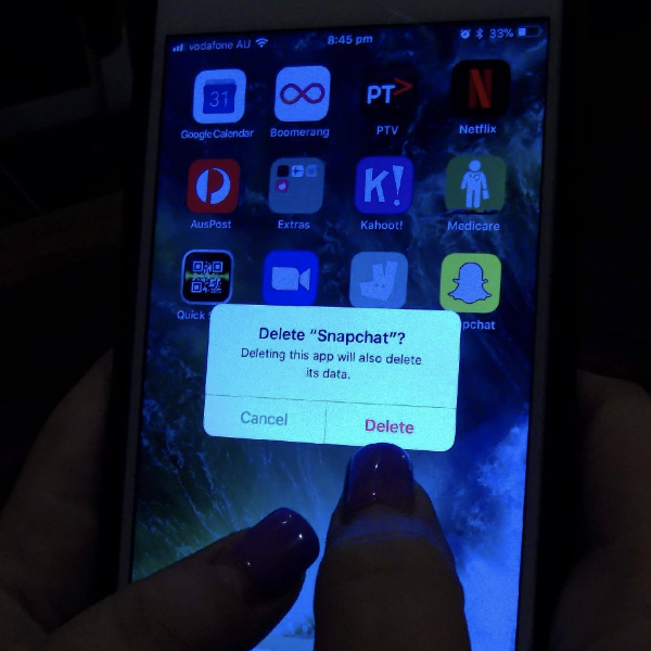 Young users gone in a snap post image