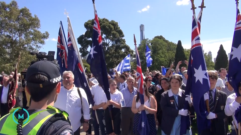 Greek Independence Day parade turns into protest post image