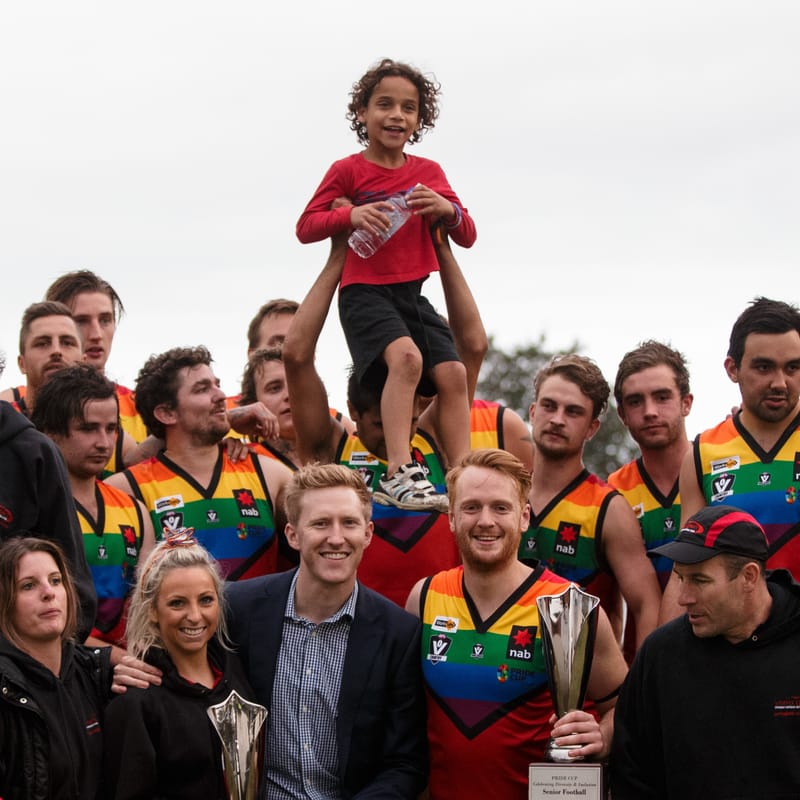 Rainbow colours bring pride to sporting clubs post image