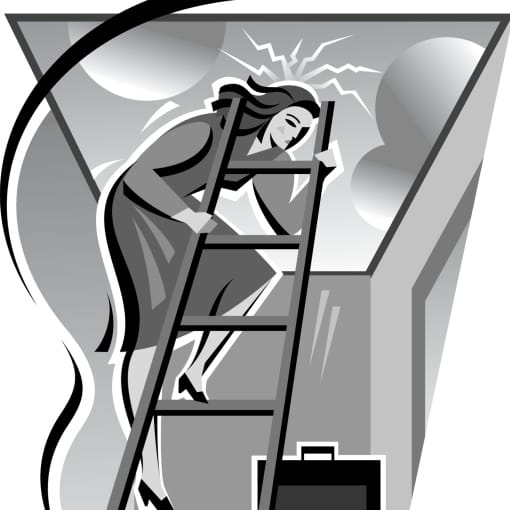 Glass ceiling scratched, not broken post image