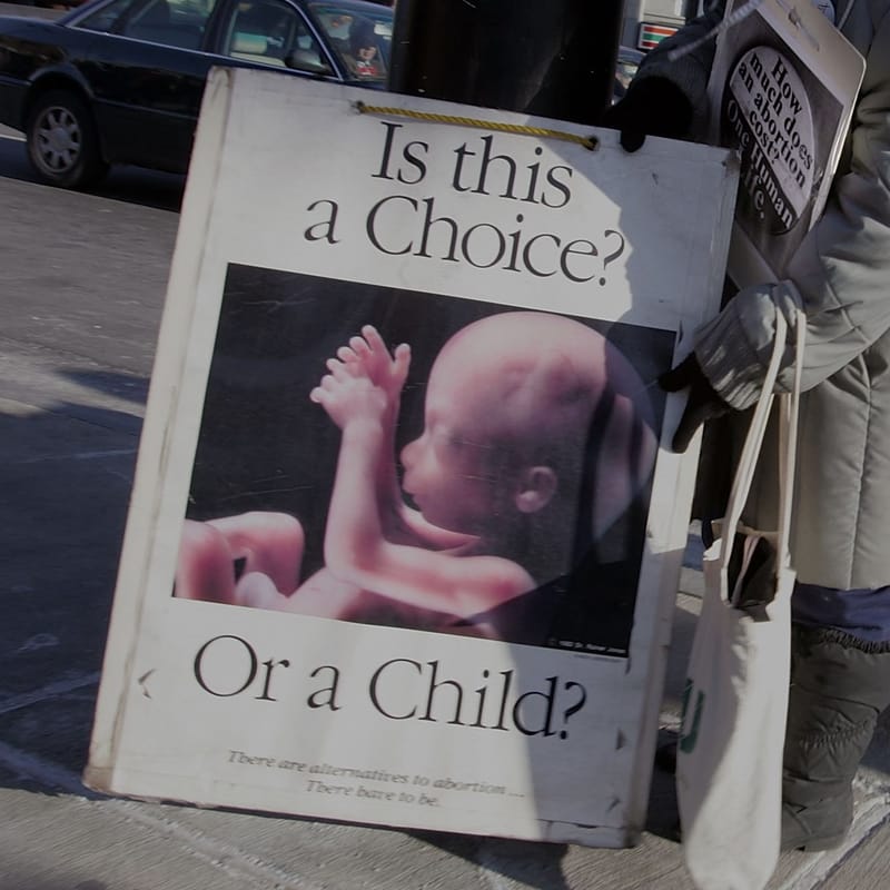 Coerced or counselled? Pro-life supporters say they're there to help post image