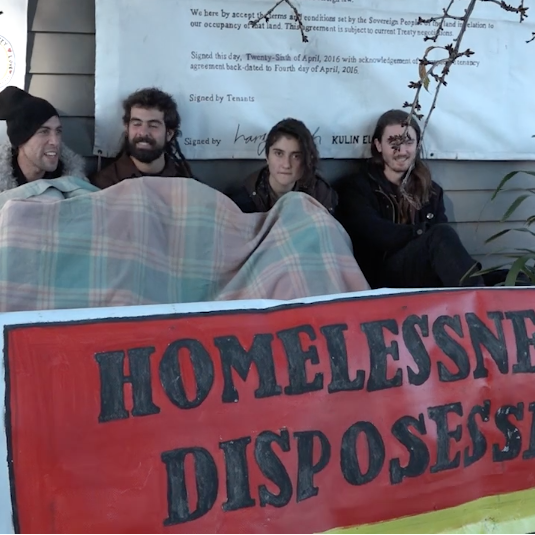 Freeway homes become homeless battleground post image
