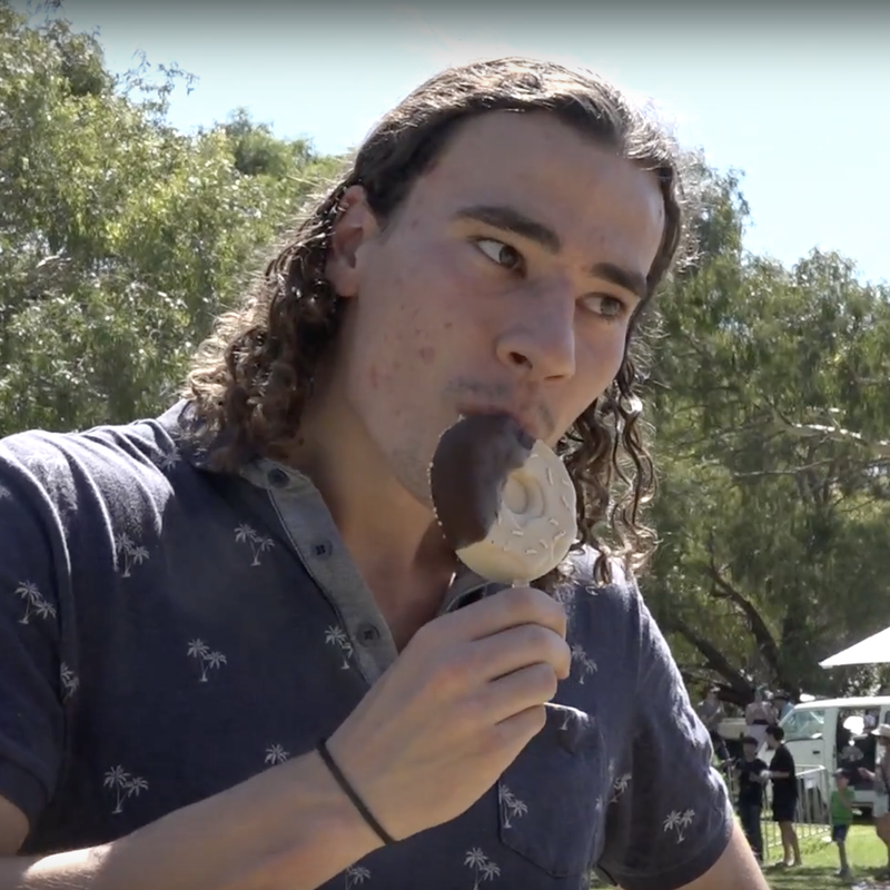 Fans tuck in for a donut feast post image