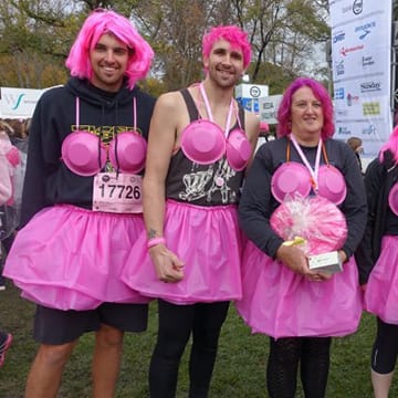 Pink runners fight for breast cancer research post image