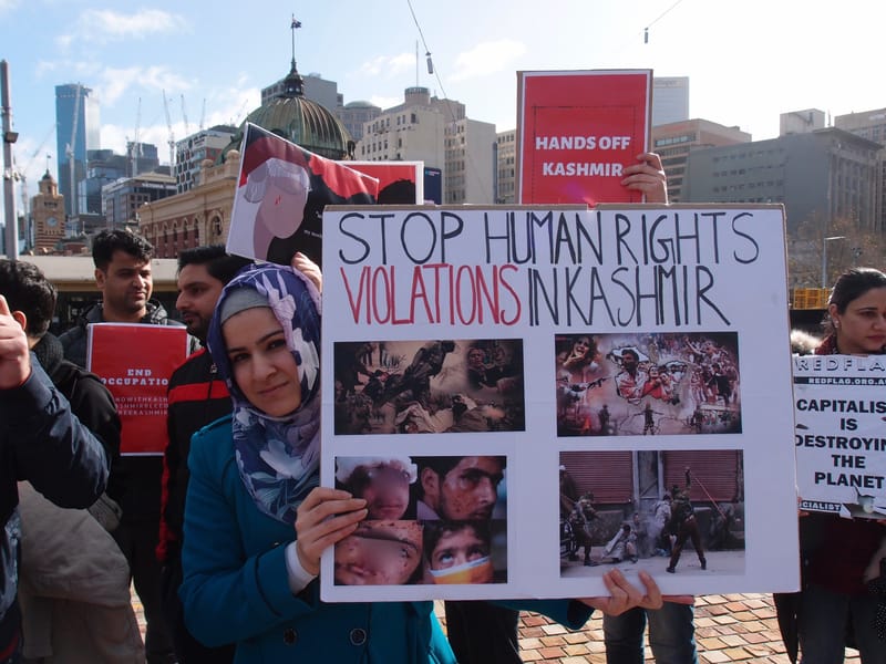 Kashmir political friction reaches Federation Square post image