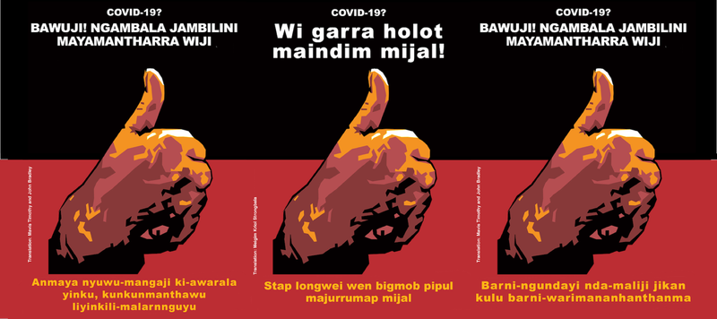Indigenous Language COVID-19 Warnings: "Protecting our mob in the bush" post image