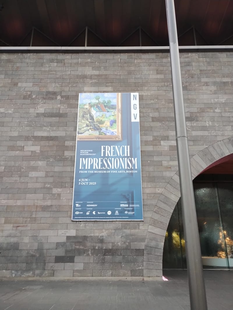 Photo impressions of French masterpieces at the NGV post image