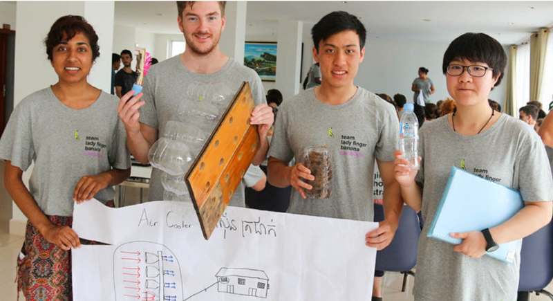 Australian engineering students help Cambodian communities to recycle plastic post image