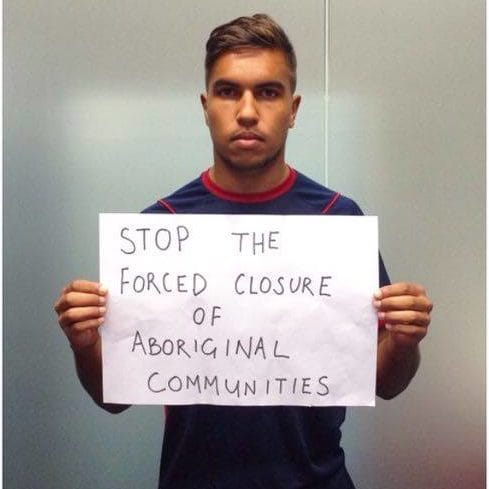 Rising indigenous AFL star lends his light to issues close to his heart post image